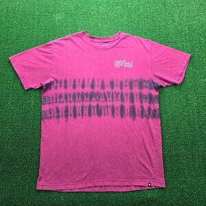 Hurley Tshirt Mens Large Red Maroon Short Sleeve Beach Casual Surfer Skater